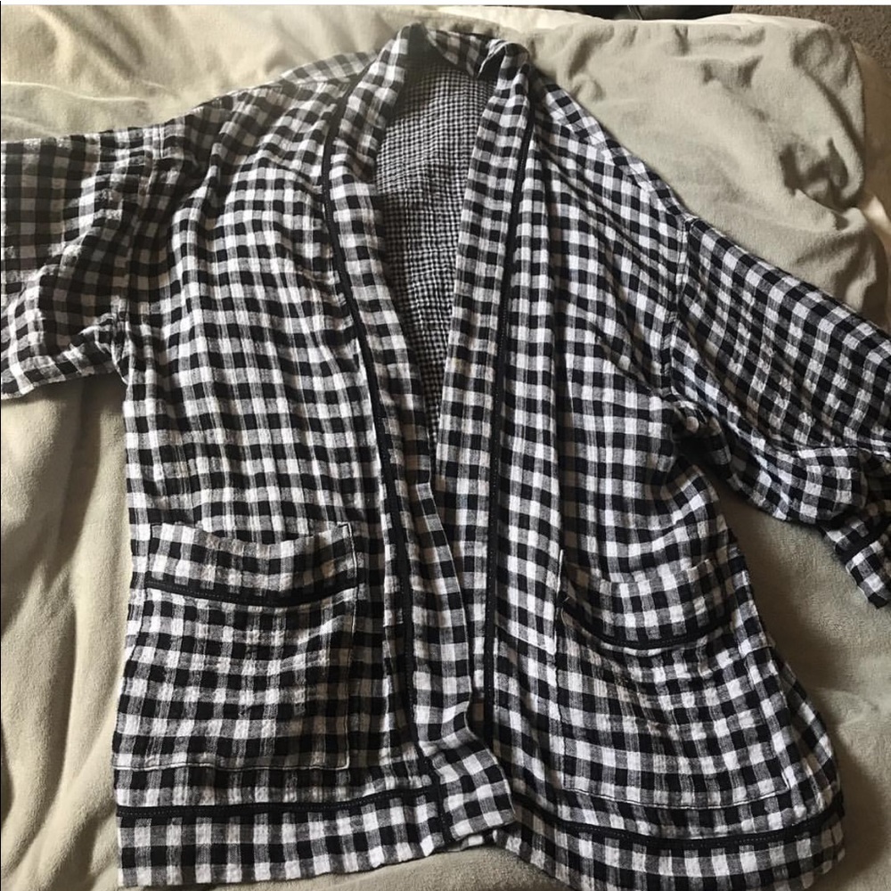 Gingham Kimono